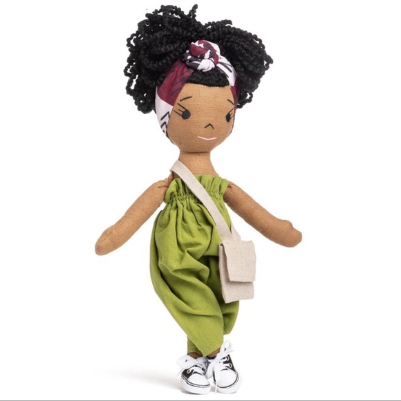 EXCLUSIVE HarperIman Imani 14” Plush Linen Doll - Picture 8 of 9